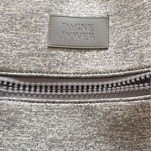 Dagne Dover Textured Cream and Gray Bag